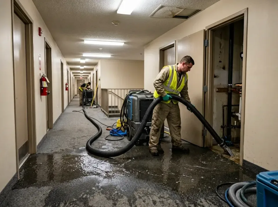 multi-unit-apartment-hallway-f-005 — frequently asked questions, Emergency Burst Pipe Water Extraction & Removal in Center P…